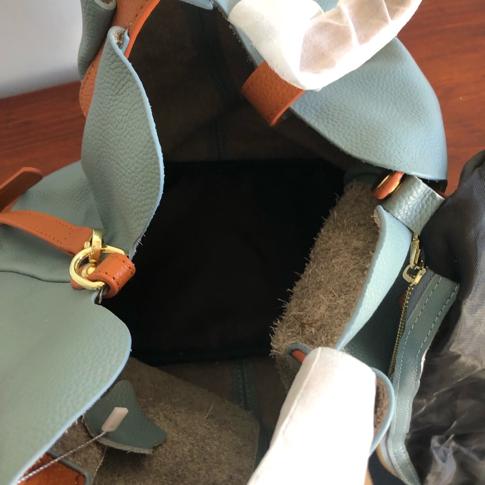 Pretty blue handbag - Picture 4 of 4